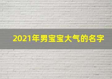 2021年男宝宝大气的名字