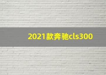 2021款奔驰cls300