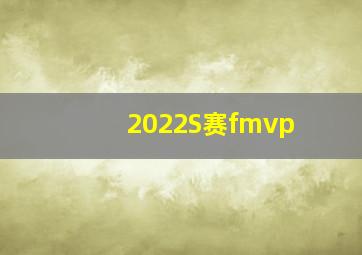 2022S赛fmvp