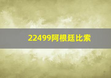 22499阿根廷比索