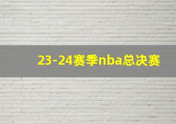 23-24赛季nba总决赛