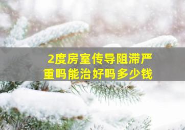 2度房室传导阻滞严重吗能治好吗多少钱