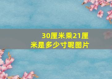 30厘米乘21厘米是多少寸呢图片