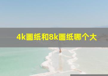 4k画纸和8k画纸哪个大