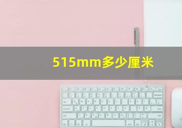 515mm多少厘米