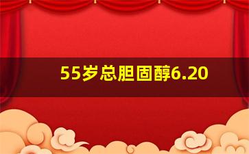 55岁总胆固醇6.20