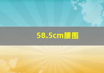 58.5cm腰围