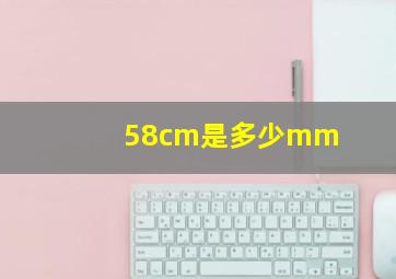 58cm是多少mm