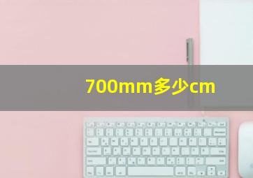 700mm多少cm