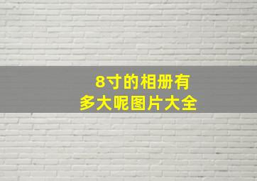 8寸的相册有多大呢图片大全