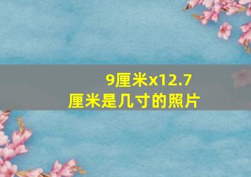 9厘米x12.7厘米是几寸的照片