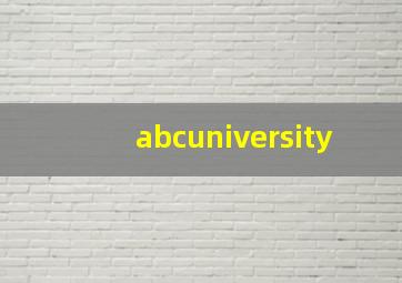 abcuniversity