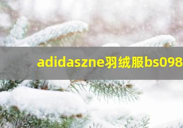 adidaszne羽绒服bs0988