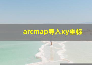 arcmap导入xy坐标