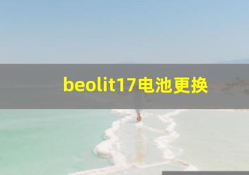 beolit17电池更换