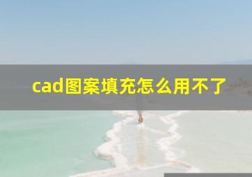 cad图案填充怎么用不了