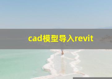 cad模型导入revit