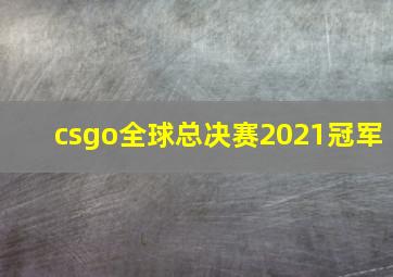 csgo全球总决赛2021冠军