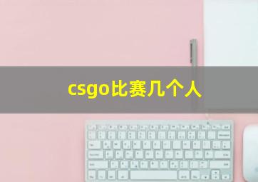 csgo比赛几个人