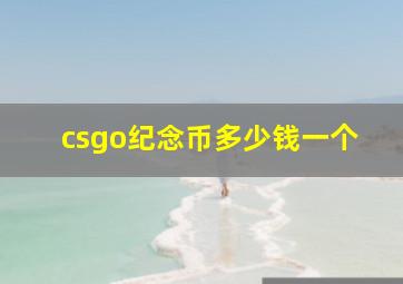 csgo纪念币多少钱一个