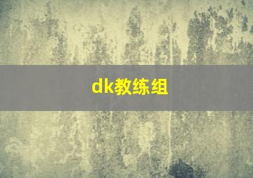 dk教练组