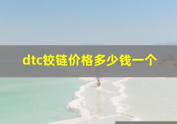 dtc铰链价格多少钱一个