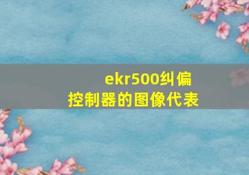 ekr500纠偏控制器的图像代表