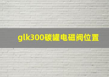 glk300碳罐电磁阀位置