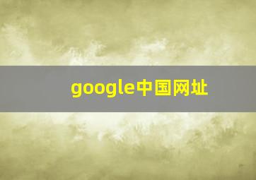 google中国网址