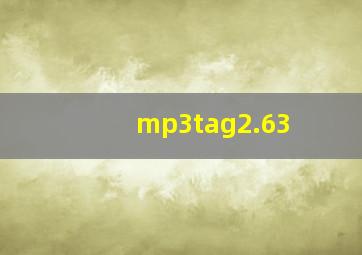 mp3tag2.63