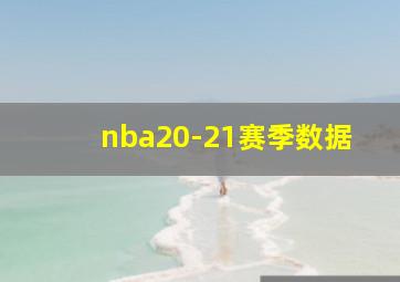 nba20-21赛季数据