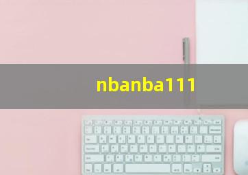 nbanba111