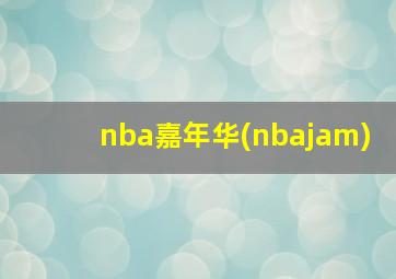 nba嘉年华(nbajam)