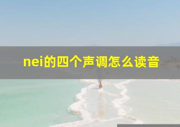 nei的四个声调怎么读音