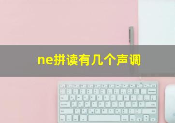 ne拼读有几个声调