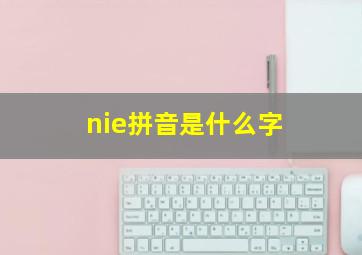 nie拼音是什么字