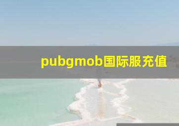 pubgmob国际服充值