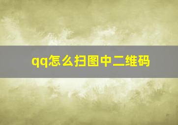 qq怎么扫图中二维码