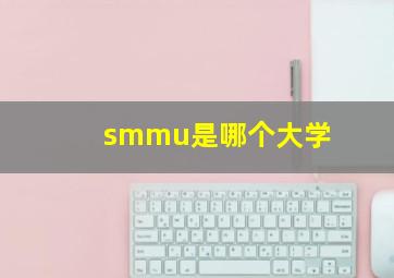 smmu是哪个大学