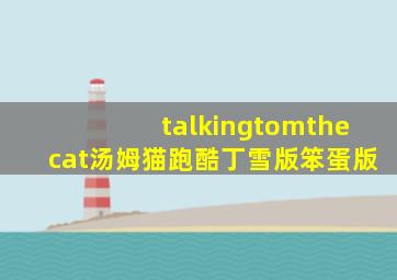 talkingtomthecat汤姆猫跑酷丁雪版笨蛋版