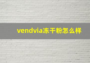 vendvia冻干粉怎么样