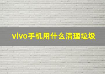 vivo手机用什么清理垃圾