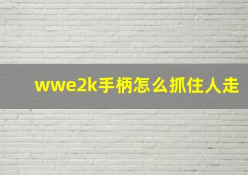 wwe2k手柄怎么抓住人走