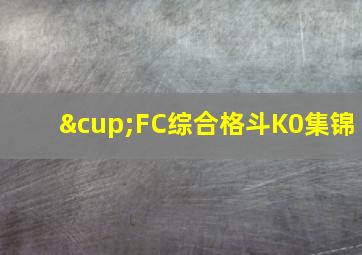 ∪FC综合格斗K0集锦