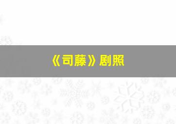 《司藤》剧照