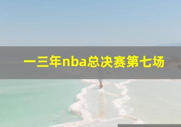 一三年nba总决赛第七场