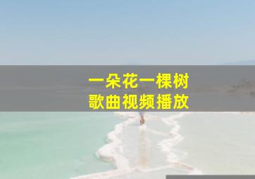 一朵花一棵树歌曲视频播放