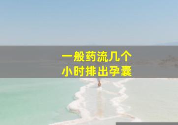 一般药流几个小时排出孕囊