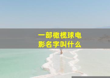 一部橄榄球电影名字叫什么