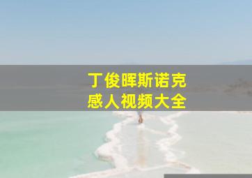 丁俊晖斯诺克感人视频大全